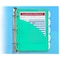 C-Line Products Mini Size 5-Tab Poly Index Dividers w/Pocket, Assorted Colors, PK12 3750 - alternate 3